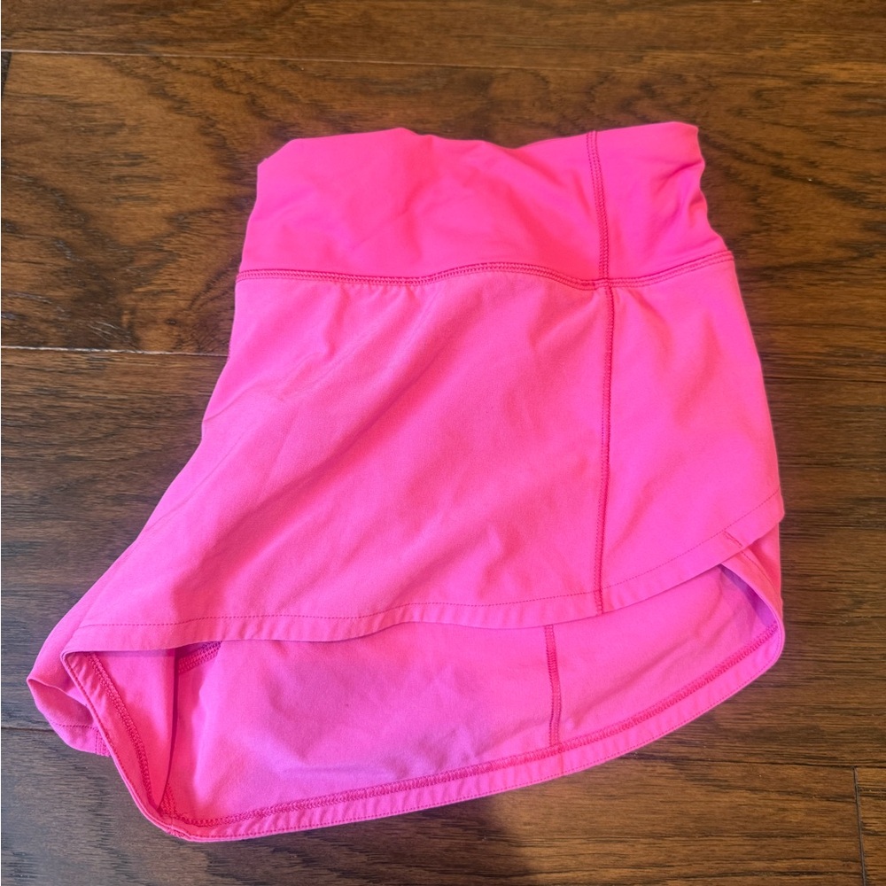 Hot Pink Lululemon Speed Up Shorts
